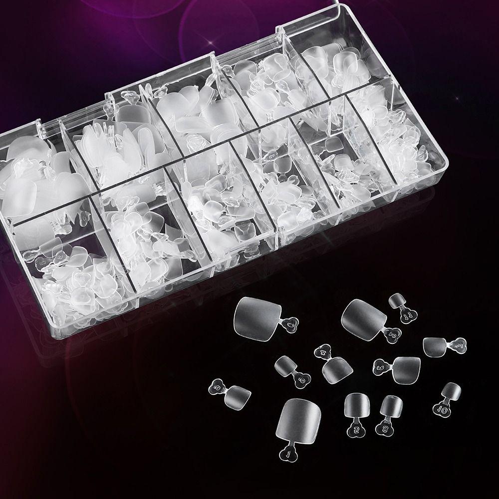 Full Cover Fake Toenails Soft Press On Toenails Gel Nail Extensions False Toenails  At Home DIY