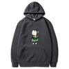 Lil Cutie Geto Pullover Hooded Drawstring Printed Outdoor Street Trend Versatile Casual New Men's Clothing