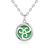 New Tree Of Life Aromatherapy Necklace Stainless Steel Essential Oil Diffuser Amulet Perfume Locket Pendant Women Jewelry Gift