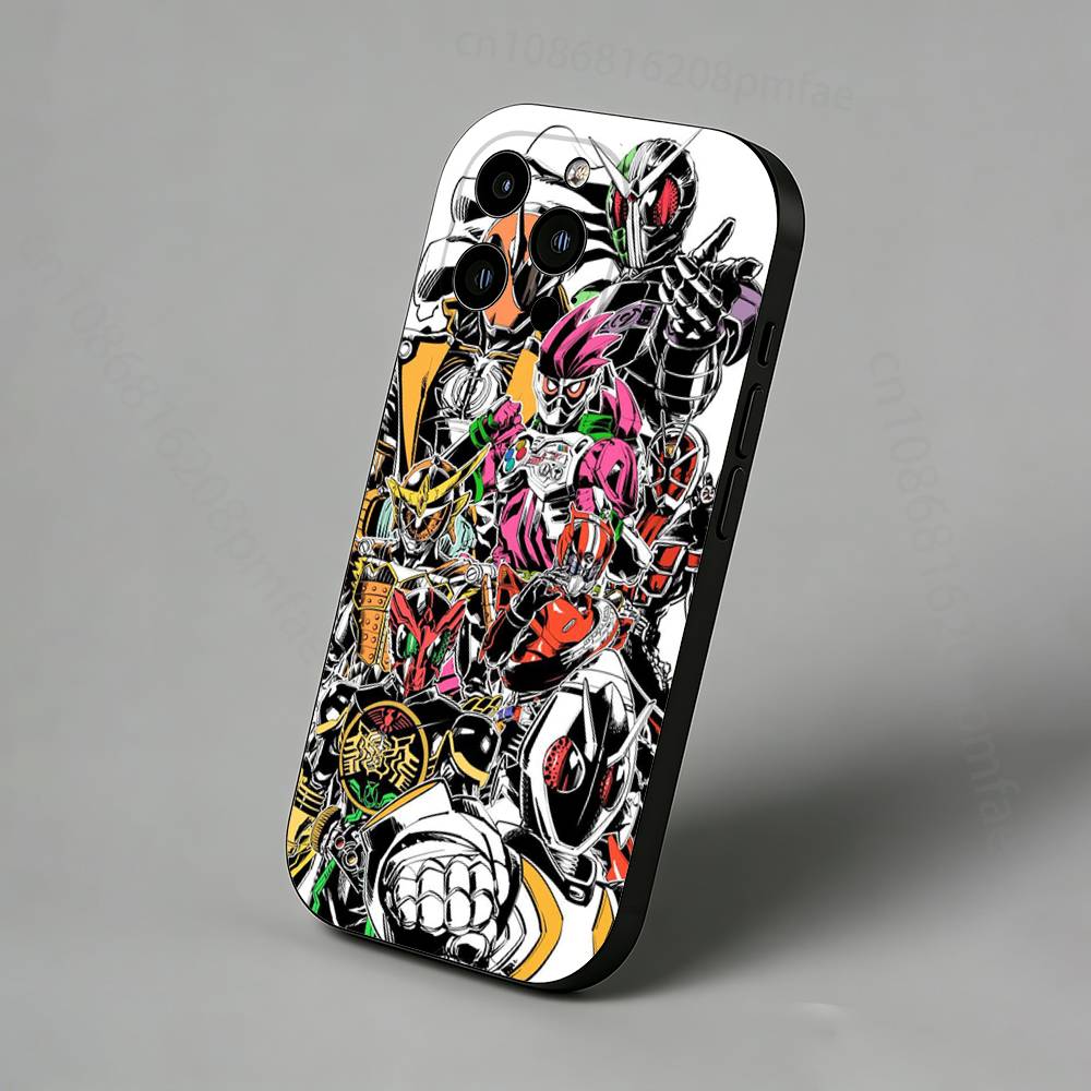 K-KamenS COOL Rider iPhone Case For 16,15,14,13,12,11 Pro,Max,Plus,X,XS,XR,SE,Mini Back Protector Cover