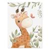 Cute Giraffe Elephant Lion Zebra Jungle Animals Wall Art Canvas Painting Nordic Posters and Prints Pictures for Kids Room Decor