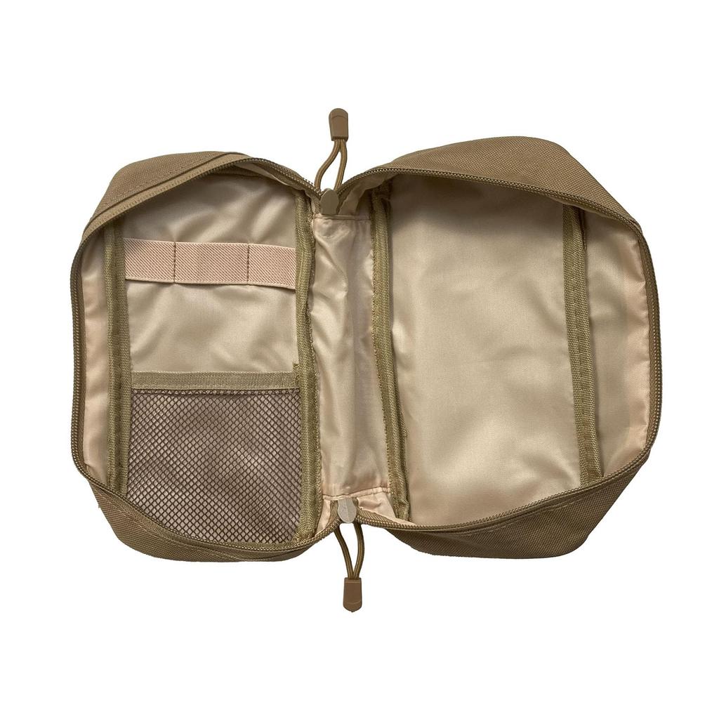 Seekdem Multi Storage Pouch, Beige, Perfect size for storing small