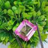Natural Pink Tourmaline 18 Ct Emerald Shape Certified Loose Gemstone k321