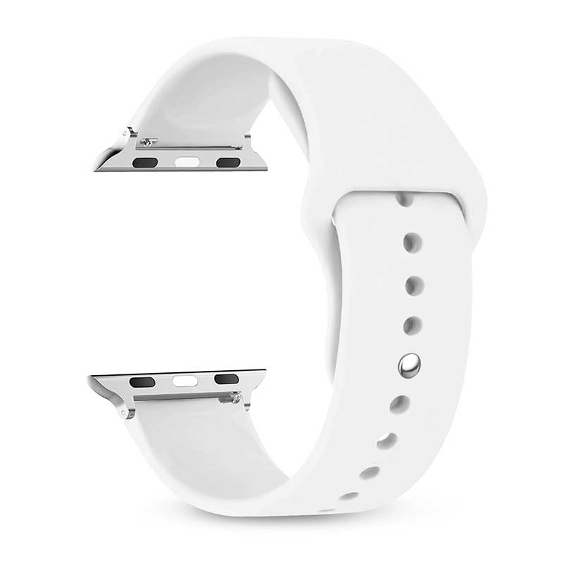 Silicone Band For Watch Strap 44mm 45mm 40mm 41mm 42-38mm 45 Mm Sport Bracelet Iwatch Series 8 7 6 5 4 3 SE 9 Ultra 2 49mm