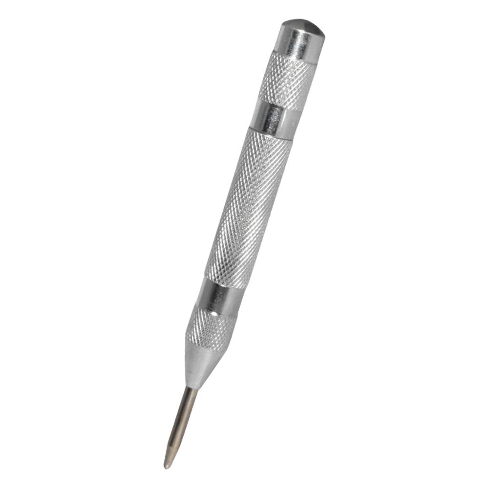 

130 мм Деревообрабатывающий Центровой Керн Автоматический Пружинный Локатор Пружинный Кернер Локатор Сверла Автоматический Инструмент для Разметки серебряный