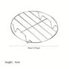 Stainless Steel Round Multifunctional Steaming And Baking Rack - a Three-In-One Tool: Steamer Layer Rack, Oven Cooling Rack