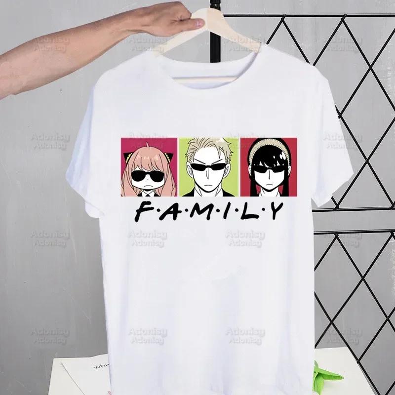 Spy X Family Anime Kawaii Anya Forger SPYFAMILY Men's Tshirt Cute Shirt Mens Fashion T-Shirt For Men Casual Tops Short Sleeve