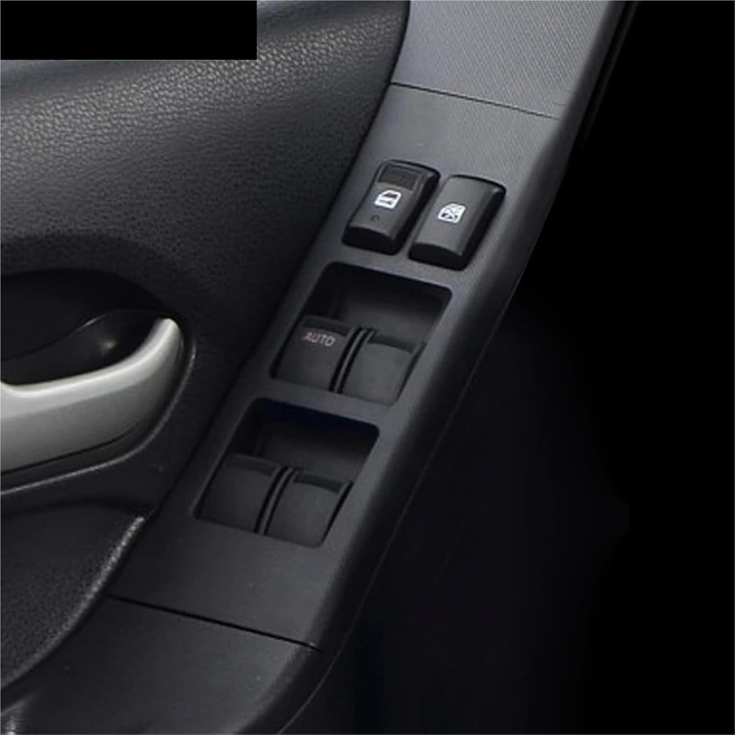 

Power Window Control Switch Compatible With Isuzu Dmax D-Max D-Mux 2018 Piano Black Auto Glass Lifter Master Regulator Button With Panel Plastic