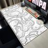 Topographic Map Art Mouse Pad Gamer Mousepad Pc Gaming Accesorios Desk Mat Computer Keyboard Deskmat Locking Edge Soft Mause Ped
