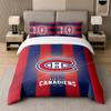 3Pcs Bedding SetMontreal Canadiens Soft Bed Sheet and Two Pillowcases Home Bedroom Decor
