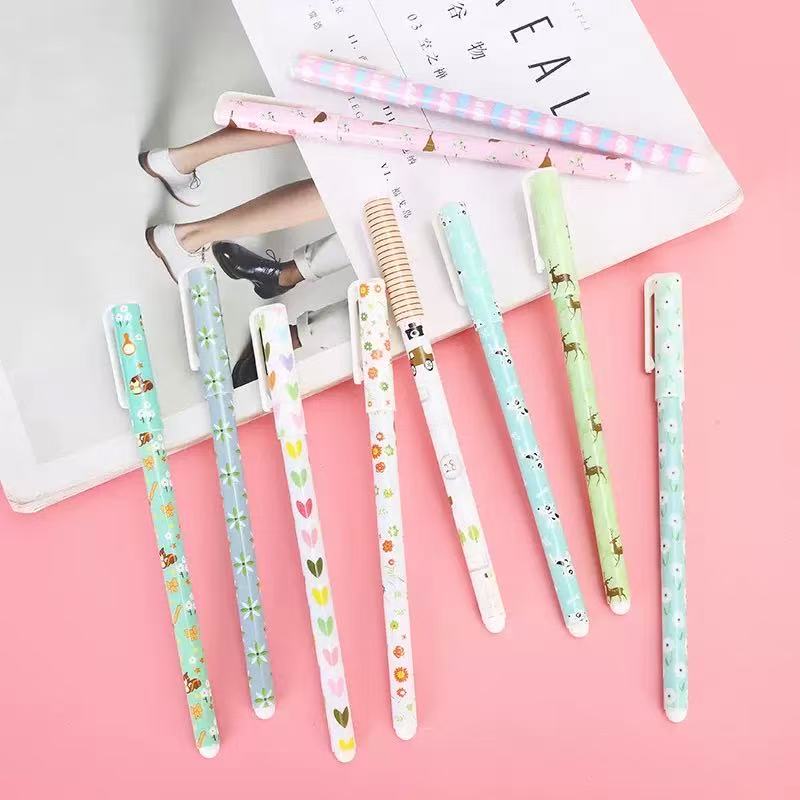 Kawai Stationery Boxed Ten Color Lovely Gel Pen Creative Student Set Office Graffiti Notebook Office School Supplies Accessories