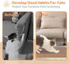 Durable Cardboard Cat Scratching Pad with Cat Bed Combo Non-Shedding All-Season Pet Bed Toy for Cats, Essential Pet Supplies