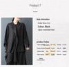 Spring Dark Style Niche Design: Loose Lapel Sashes Shirt & Wide Leg Pants Set