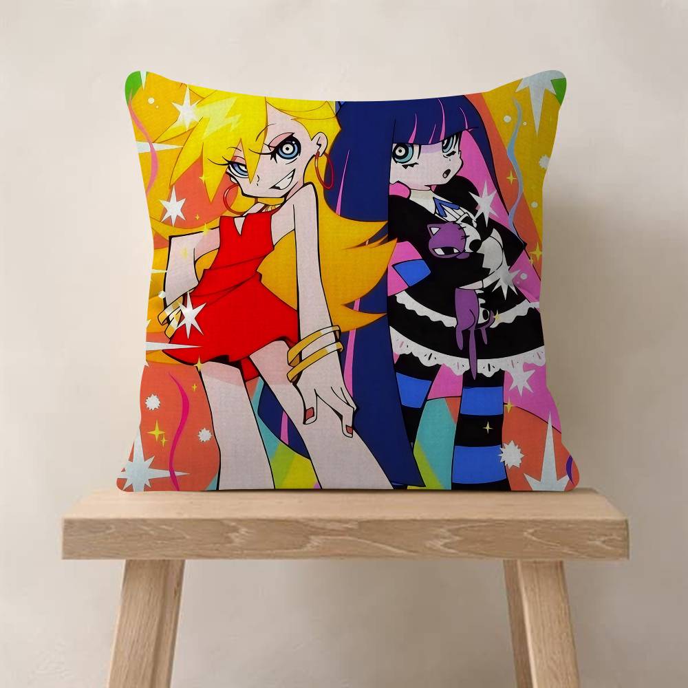 Panty And Stocking With Garterbelt Scanty Anime Office Cushion Pillowcase Car Cushion CoverXCM Lumbar Pillowcase Sofa