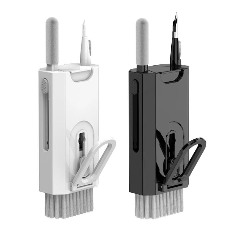 Portable Earbud Cleaning Pen 8-in-1 Professional Cleaner Kit Earphone Cleaning Brush for Bluetooth-compatible Earbud