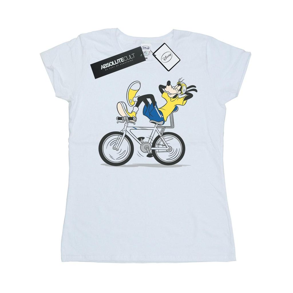 Disney Womens/Ladies Goofy Tour De Goofy Cotton T-Shirt