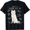Alaskan Klee Kai Dog Anatomy Funny Graphic Tee Soft Breathable Casual Short Sleeve T-Shirt for Pet Lovers