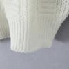 2024 Autumn/Winter Women's Loose Cable Knit Cardigan Sweater