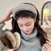 Luxuriöses Damen Winter Nerz Stirnband für Frauen Dame Mode Haarreif Pelziges Geschenk Herbst Winter Weiches Flauschiges Pelziges Haarband