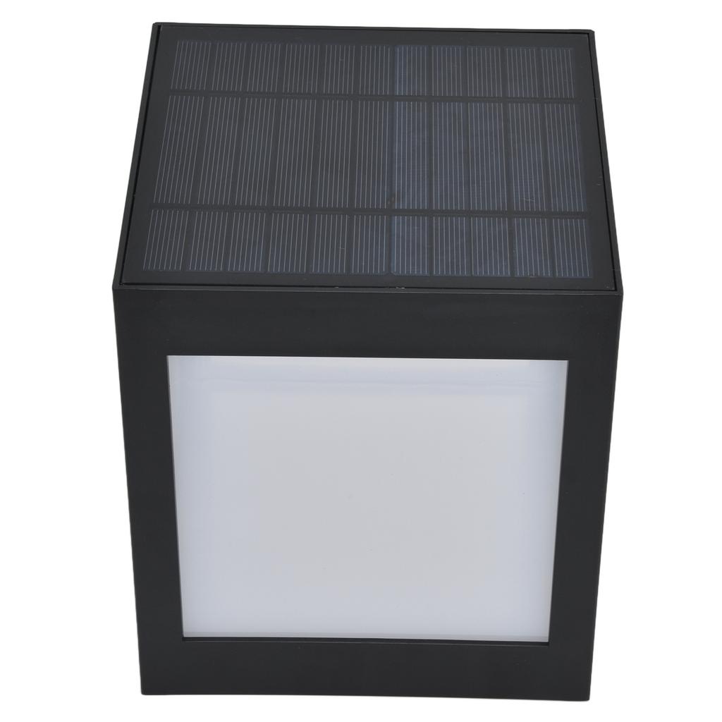 ABS Waterproof LED Solar Pillar Lamp Outdoor Courtyard Villas Garden Porch Stigma Light