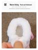 Girls' Warm Cotton Sports Shoes: Cozy Fleece Infant and Toddler Flats