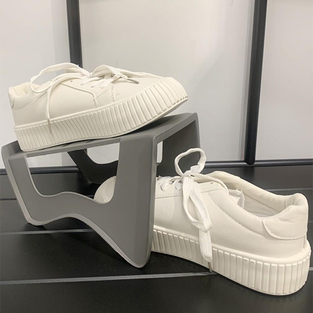 Double Layer Shoe Slots Organizer Orderly Organization Shoes Organizer Durable Shoes Rack