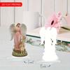 2D Flat Acrylic Angel Statue Desk Decoration, Classic Angel Design, Suitable for Wall Decoration, Porch, Room, Villa, Accents Home, Hallway, or Workpl