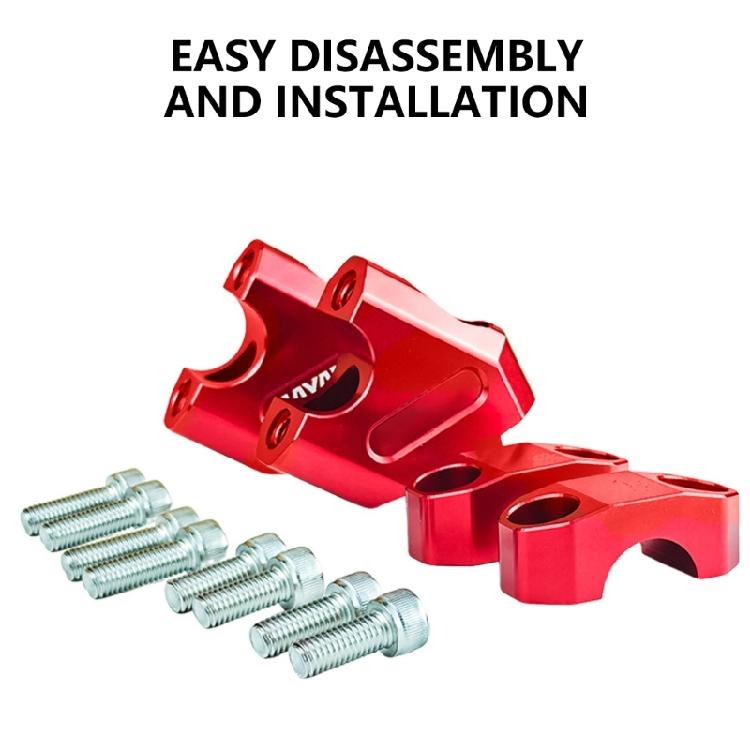 Bequeme Motorradlenkererhöhung Klemmhalterung für Langstreckenfahrer und Rennsport-Enthusiasten