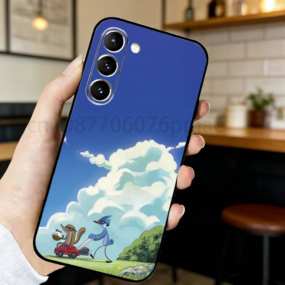 Regular Show Phone Case For Samsung S20,21,22,23,24,25,26 Ultra,Plus,Black Soft Cover