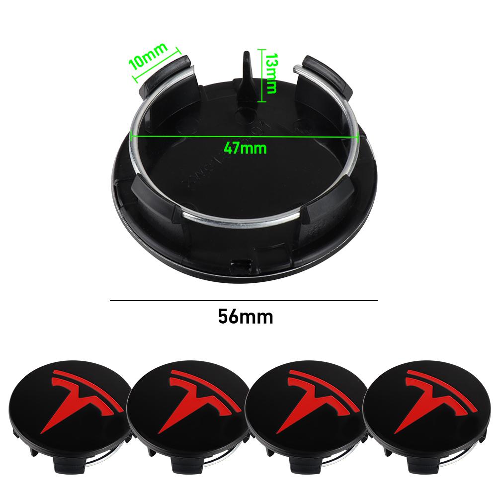 ZFX1 56mm 180mm Car Wheel Center Hub Cap Sticker Logo Cover Accessories For Tesla Model 3 Model Y Model S Model X Cybertruck Coil WYE