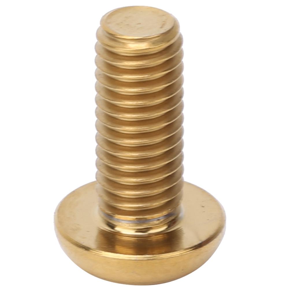 5pcs  Pack Titanium Alloy M5*12 Bicycle Water Bottle Cage Bolts M5*10 Disc Brake Screws(M5*12 Gold