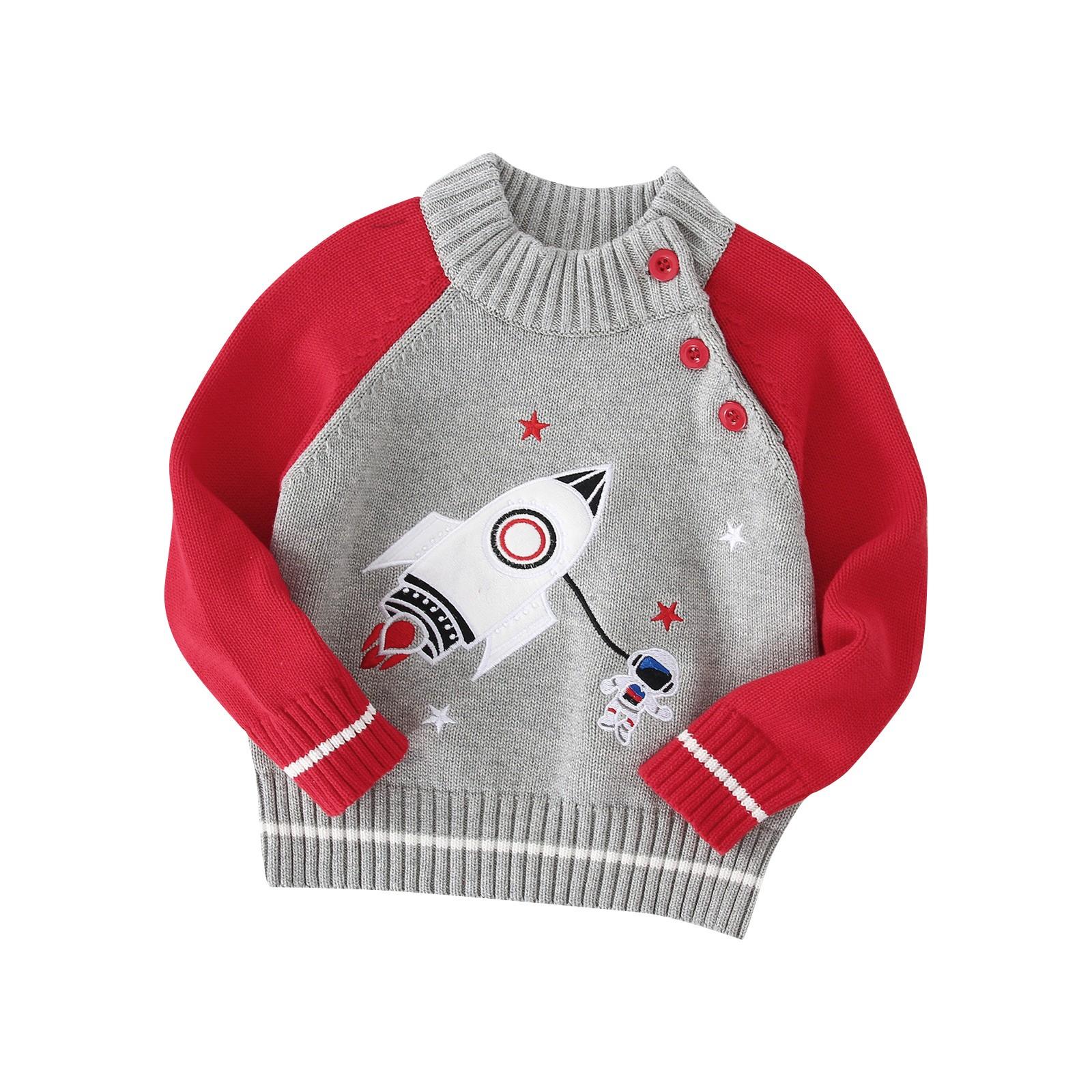 

Джемпер, хлопковая нижняя рубашка для мальчиков, пуловер для девочек, детский вязаный джемпер для средней школы 130 белый