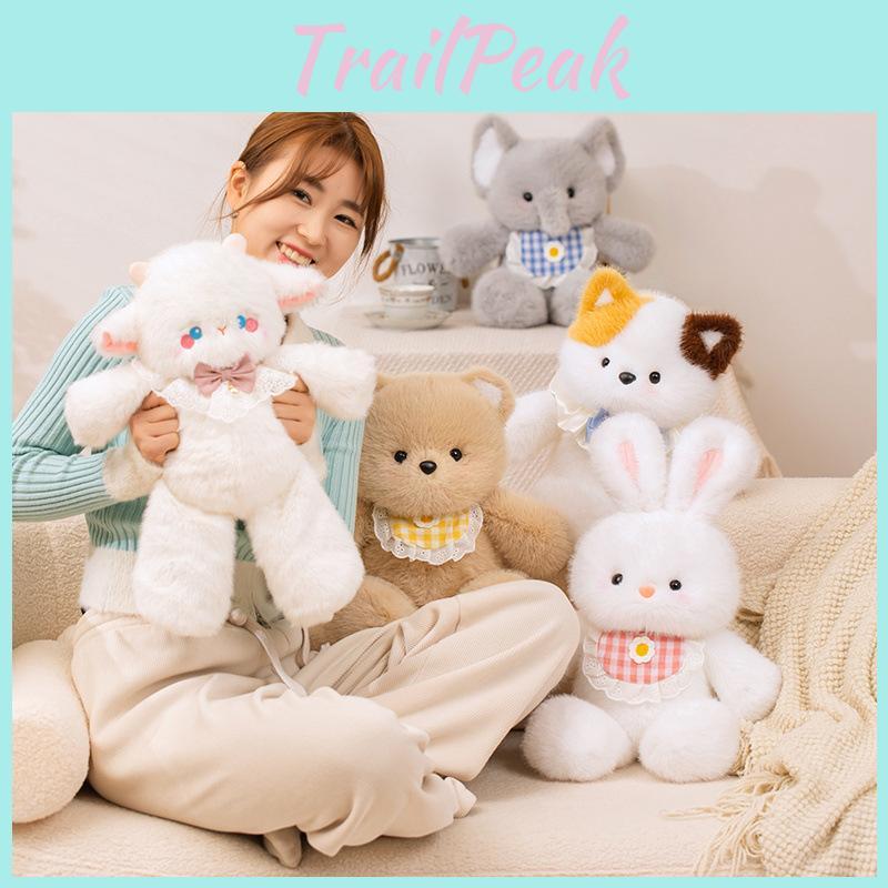 Bear Corgi Cat Pig Rabbit Elephant Plush Toys Cute Animal Cartoon Doll Gift Kids