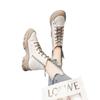 Short Boots Female Autumn Fashion Trend New Fairy Style Casual Thick-soled Lace-up Short Boots Comfortable and Versatile 2024