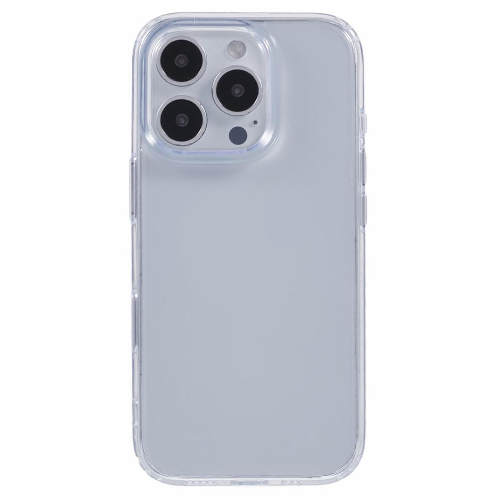 For iPhone 16 Pro Clear Case TPU+PC Back Cover with Touch Button Photography