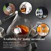 24PCS Stainless Steel Ice Cubes with Tongs, Reusable Non-Diluting Whiskey Stones for Wine Beer, Fast Chilling Bar Tool Case