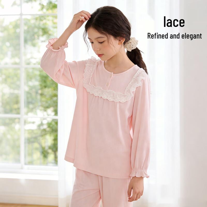Girls' Princess Lace Pajama Set