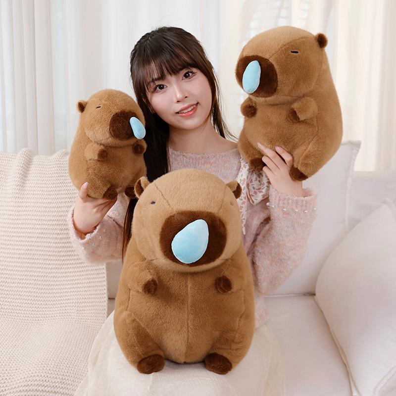 Pulling and Snot-sucking Bubble Style Kapibala Doll Capybara Doll Plush Toy Pillow Doll