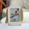 Light Luxury Interwoven Leather Photo Frame Model Room Hotel Bedroom B&B Creative Home Bedside Table Photo Frame Soft Decoration