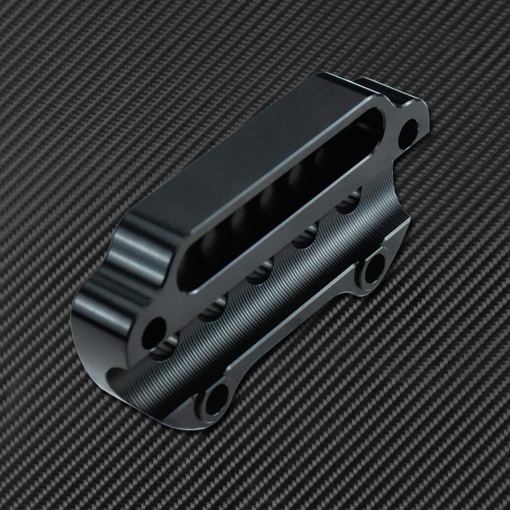 HDBUBALUS Indicator Light Handlebar Top Bar Riser Clamp Mount for