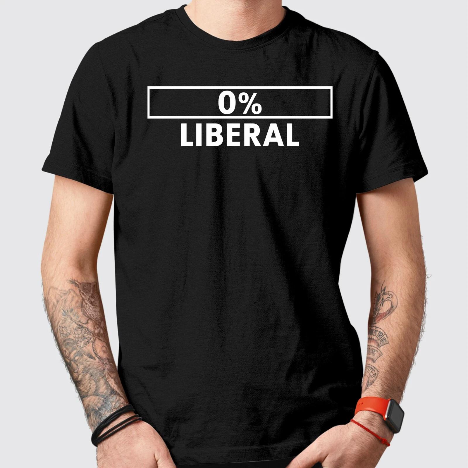 Liberal Tears 0% T-Shirt Pro Trump Conservative Unisex Tee Funny Political Wear XL