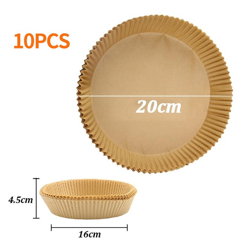 Larger Special Paper for Air Fryer Baking Liner Baking Paper Filter for Kitchen Airfryer Micro-wave Oilproof Oil-absorbing Paper