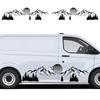 Mountain Sun Forest Camper Rv Car Sticker Caravan Motorhome Camping Auto Truck Vehicle Decal Decor Cover Modified Accessories