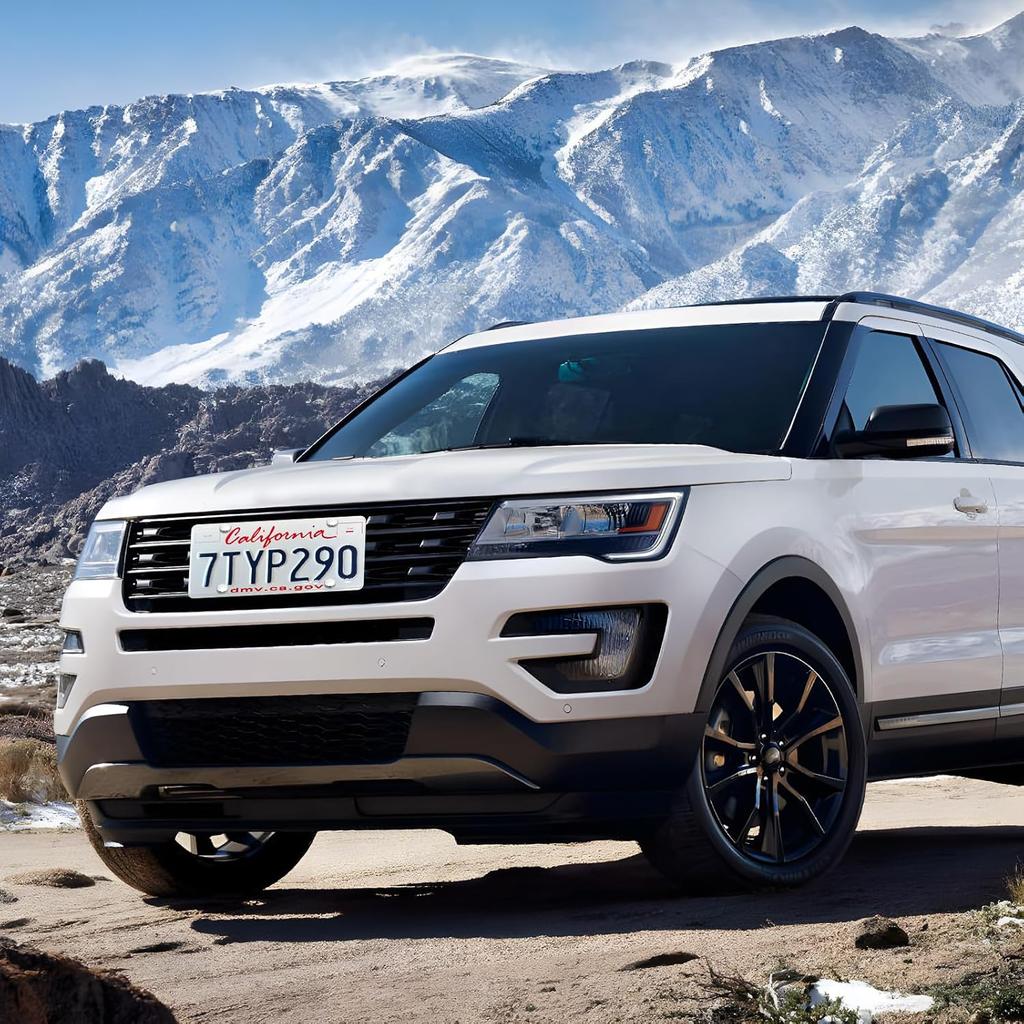 License Plate Covers, 2 Pack Clear Flat License Plate Cover, Unbreakable Novelty Front Rear Car Tag Frame Protector with Anti-Theft Screws, Chrome