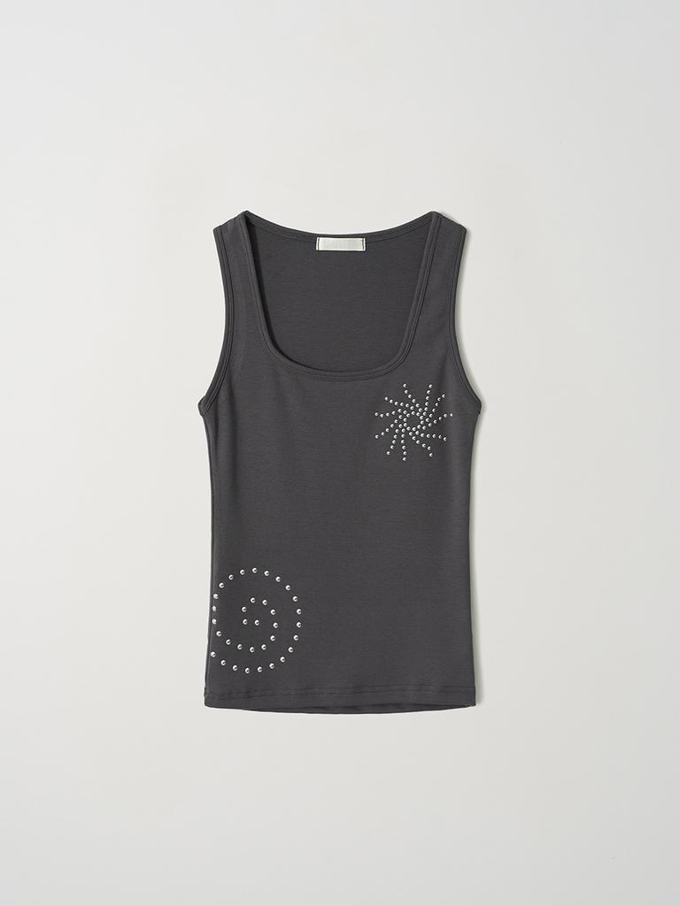 Asula Sunrise Stud Sleeveless (Charcoal)