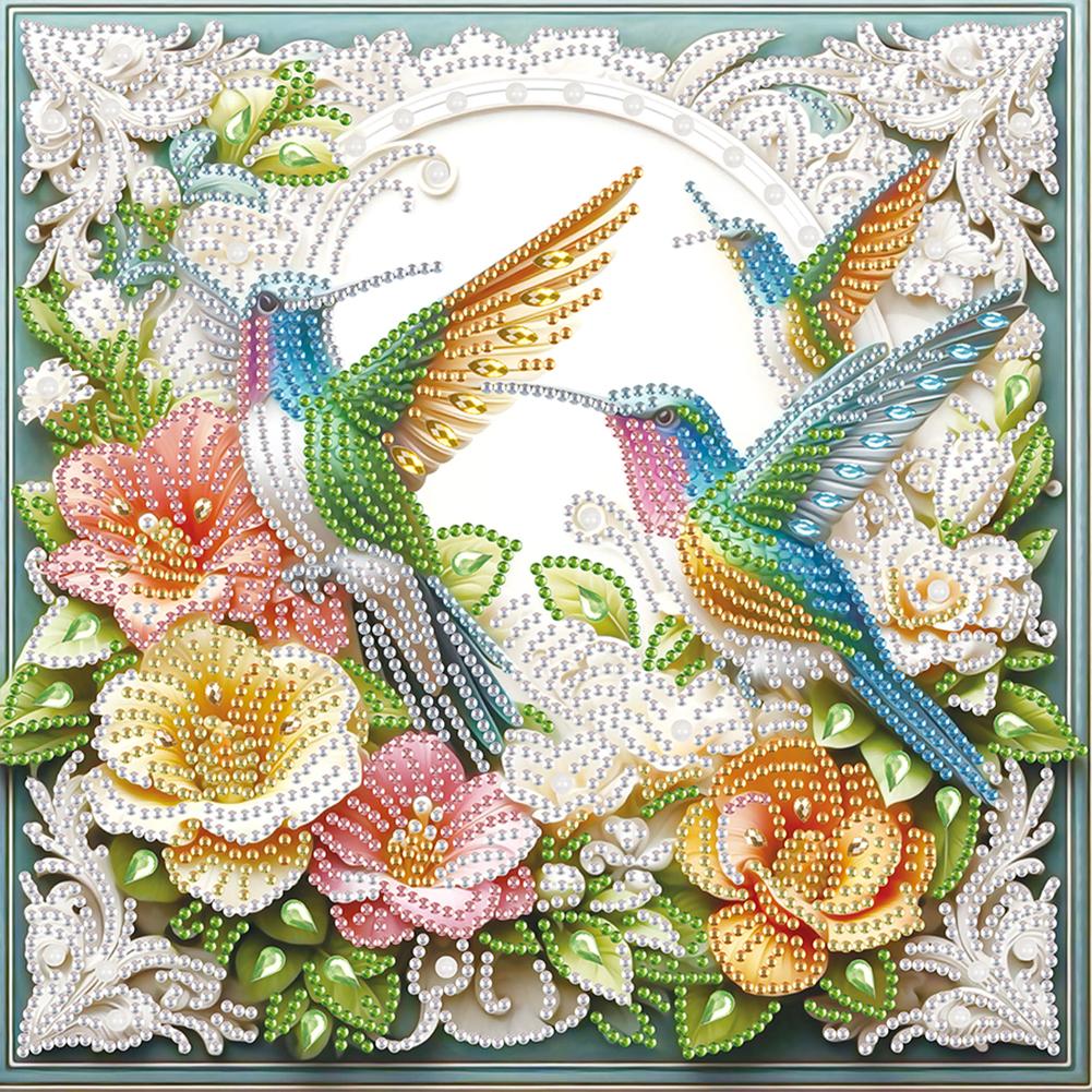 

5D DIY Частичный набор для алмазной живописи со сверлом специальной формы Украшение для птиц 30x30 см