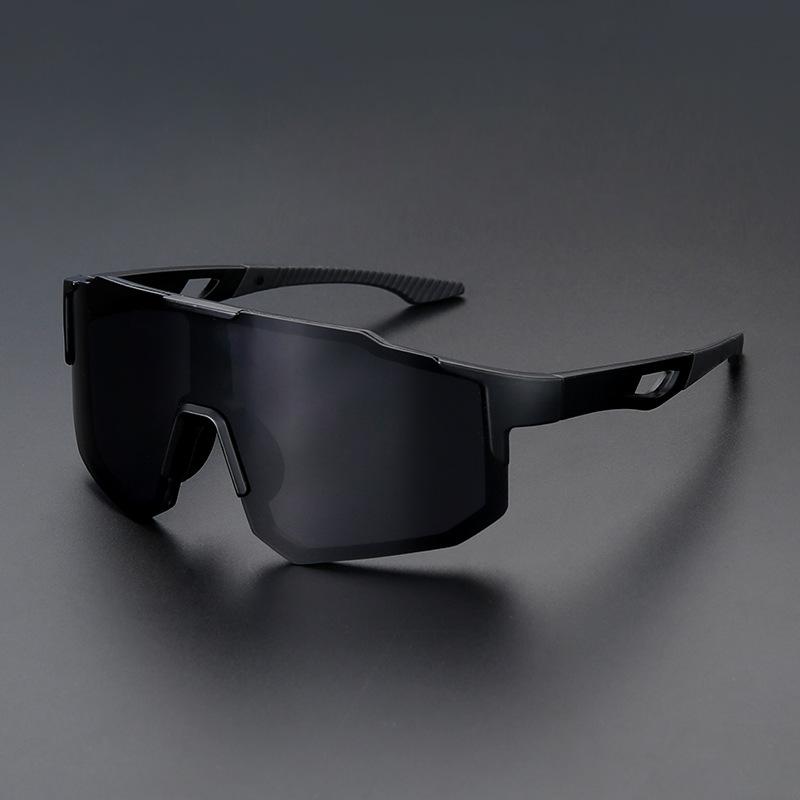 New color-changing sunglasses for outdoor sports, large-frame cycling glasses for men and women, windproof running glasses/9337