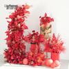 Red Silk Flower Arrangement for Weddings & Home Decor