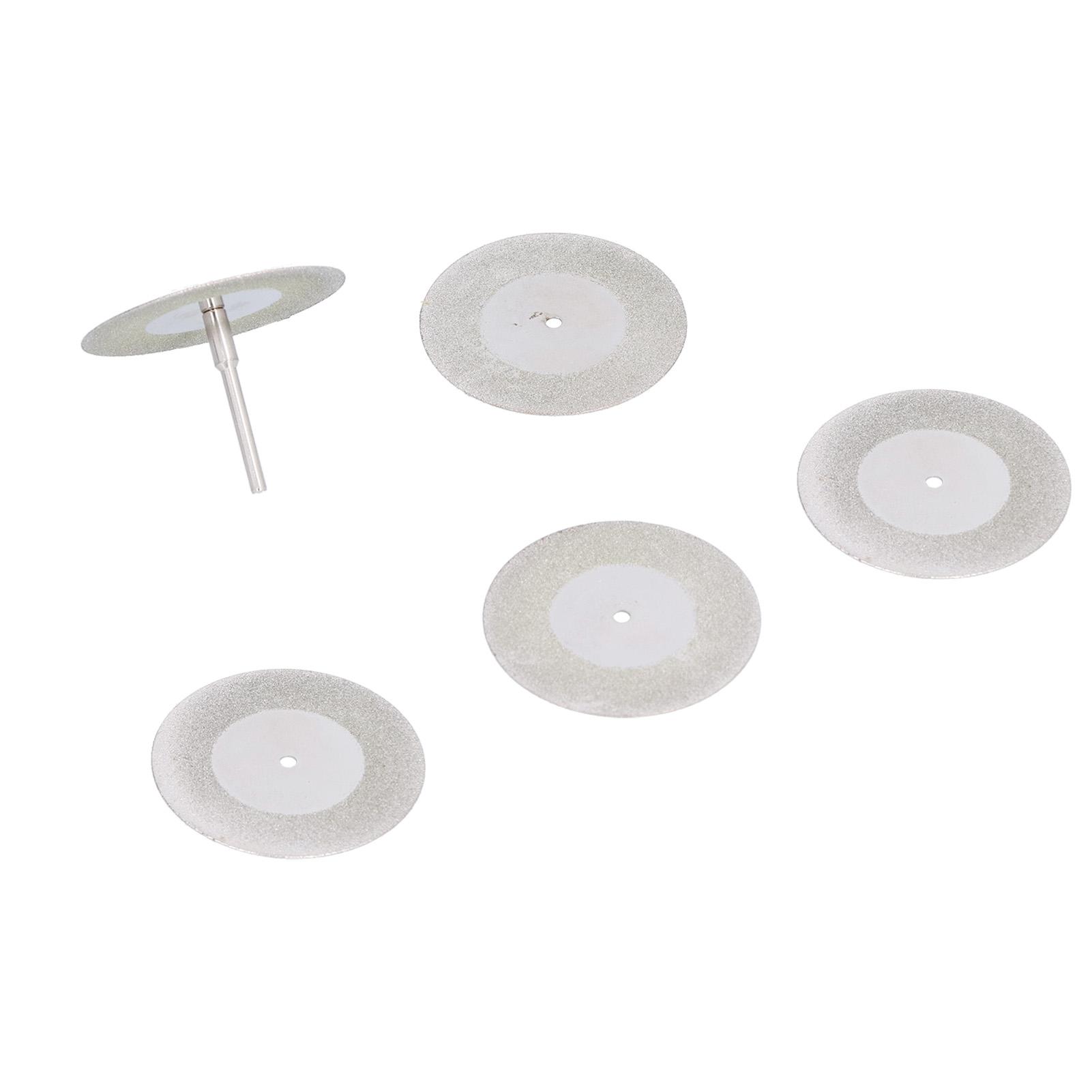 

5Pcs Diamond Cutting Wheels Cut Off Discs Coated Rotary Tools for Grinding Polishing 50mm