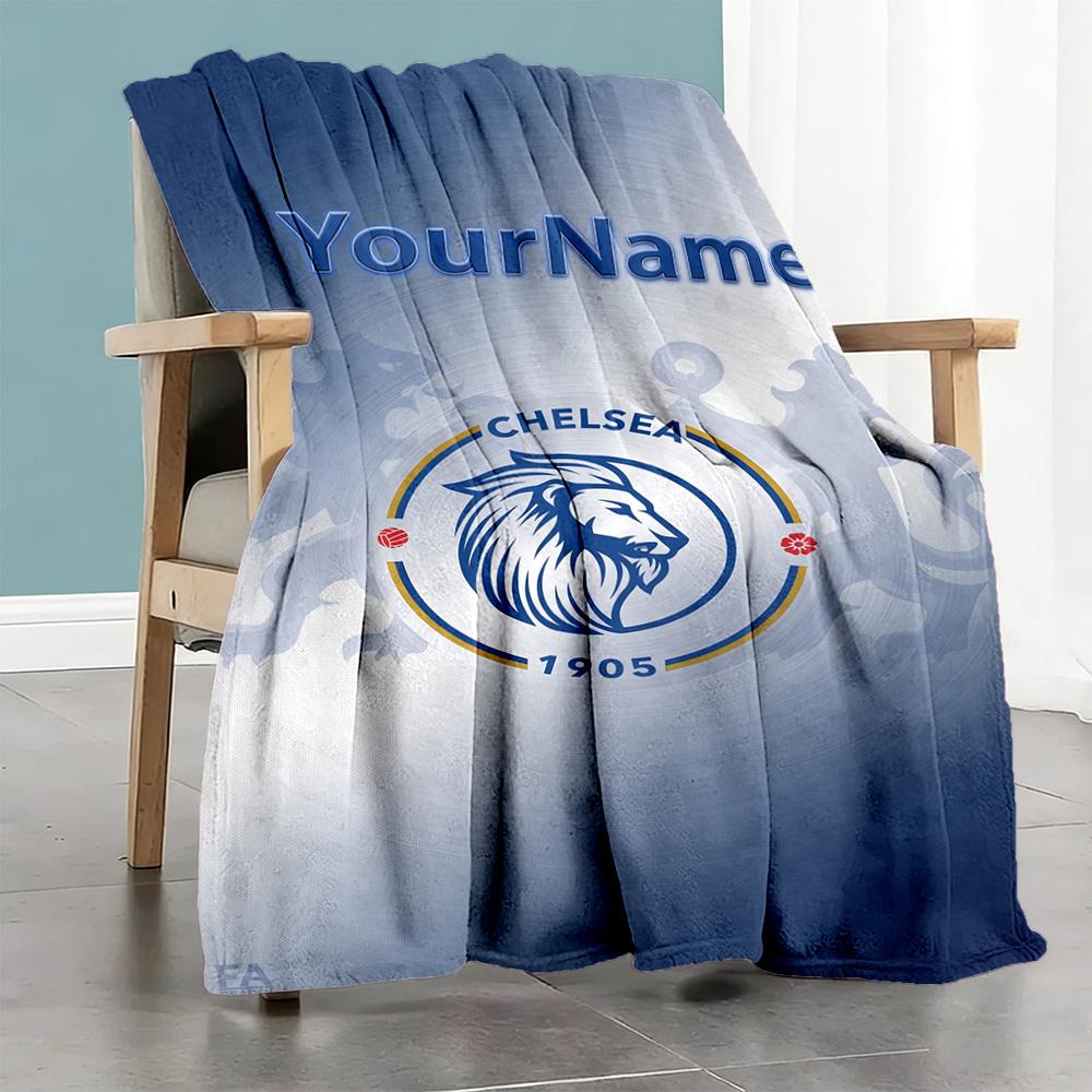 Chelsea Personalized Name Blanket Multi-purpose Customizable Blanket Comfortable Versatile for Seaside Office Chair Nap Chair Four Seasons Universal